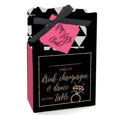 Big Dot of Happiness Girls Night Out - Bachelorette Party Favor Boxes - Set of 12