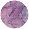 Purple Lilac And Lavender Abstract Washable Indoor Outdoor Area Rug - 4 of 4