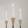 Capital Lighting Avant 6 - Light Chandelier in  Aged Brass, Black - 2 of 4