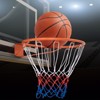 Costway 15'' Basketball Rim Wall Door Mounted Basketball Hoop with All Weather Net - 2 of 4
