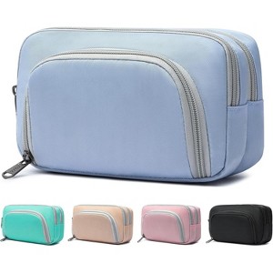 Large Capacity Pencil Case Organizer, Multifunctional Extra Big Pencil Pouch with Compartmens, Travel Simple Stationery Pen Bag - 1 of 4