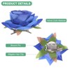 Unique Bargains Durable Velvet Cloth Flower Hair Clips Brooches 12 Pcs - 2 of 4