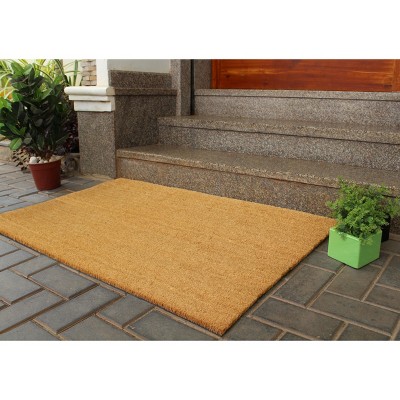 Natural Coir 36" x 48" Non-Slip Outdoor Doormat