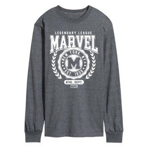 Men's - Marvel - Collegiate Long Sleeve Graphic T-Shirt - 1 of 4