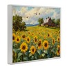 Stupell Industries Sunflower Farm Floral Field Framed Giclee Art - 2 of 4