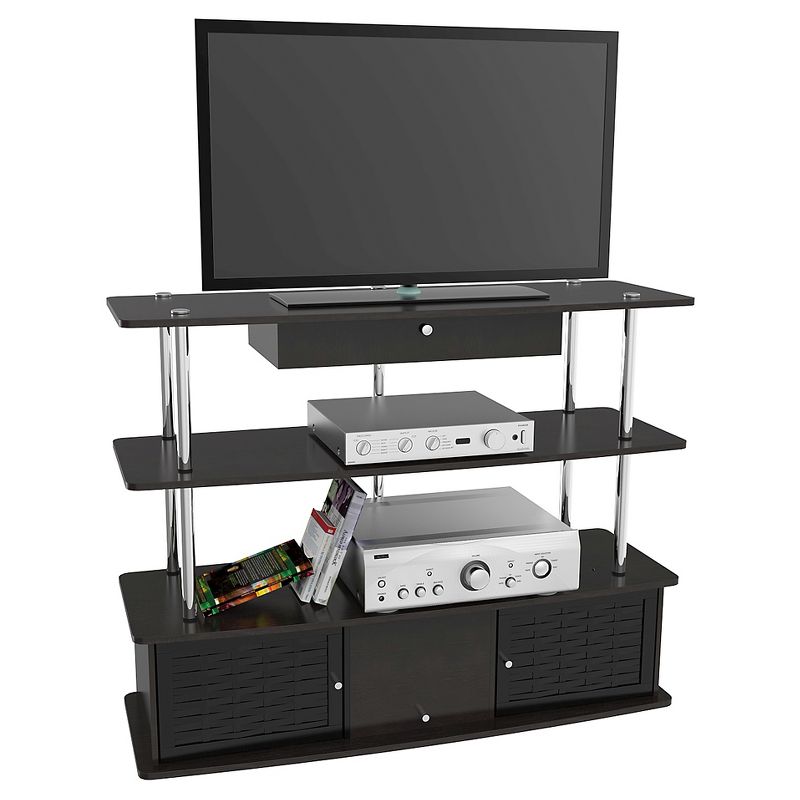 Aspen TV Stand for TVs up to 50&#34; Black - Breighton Home, 3 of 6