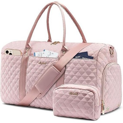 LOVEVOOK Travel Duffle Bag,Carry on Overnight Bag with Shoe Compartment