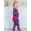 RuffleButts Baby Girls Viscose from Bamboo Ruffle One Piece Footie Pajama - 4 of 4
