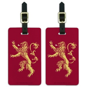 Game Of Thrones Lanister Sigil Luggage ID Tags Set of 2 - 1 of 4