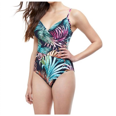 Women's V-Neck Surplice One Piece Swimsuit - Profile By Gottex