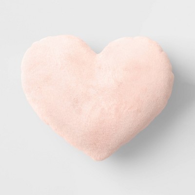 Valentine's Day Oversized Fur Heart Throw Pillow - Threshold™