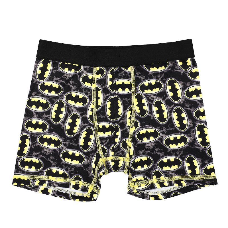DC Comics Batman Boxers Bat Logo 5pk Boys Underwear Boxer Shorts, 5 of 5