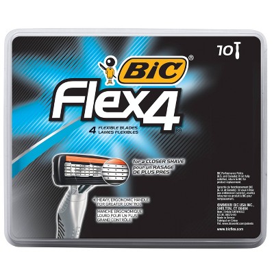 BIC Flex4 Men's Disposable Razors - 10ct