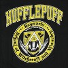 Seven Times Six Harry Potter Men's Hufflepuff Dedication Patience Loyalty Adult T-Shirt Black - image 2 of 3