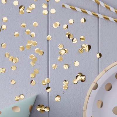 Confetti Pattern Table Gold