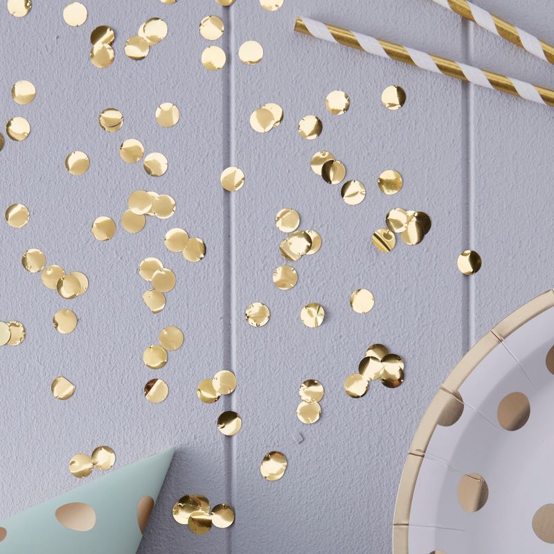 Confetti Pattern Table Gold, 1 of 3