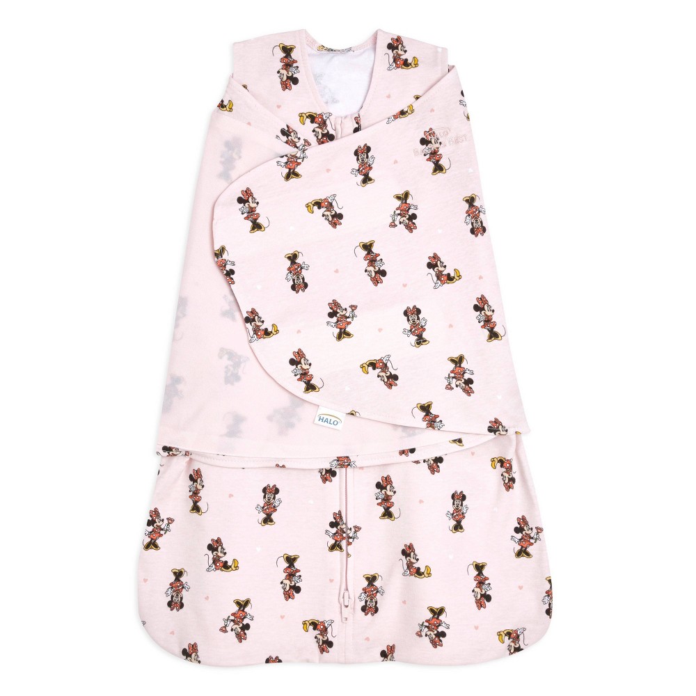 HALO Innovations 100% Cotton Sleepsack Swaddle Wrap - Minnie Fun - S -  89450721