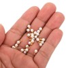 Unique Bargains Plastic Bulk Elegant DIY Crafts Jewelry Making Pearl Pendant 100 Pcs - 3 of 4