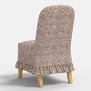 Rounded Back Slipcovered Dining Chair with Ruffle - Threshold™ - 4 of 4