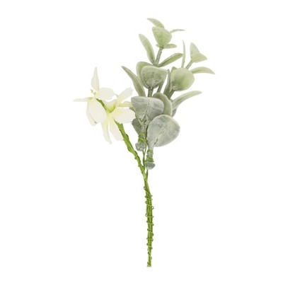 Saro Lifestyle Table Napkin Picks With Flower Design (Set of 12)