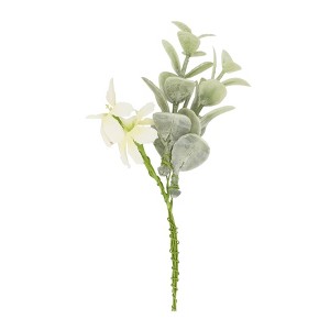 Saro Lifestyle Table Napkin Picks With Flower Design (Set of 12) - 1 of 3