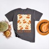 Simply Sage Market Fall Vibes Checked Pumpkins Garment Dyed Tee - 3 of 4