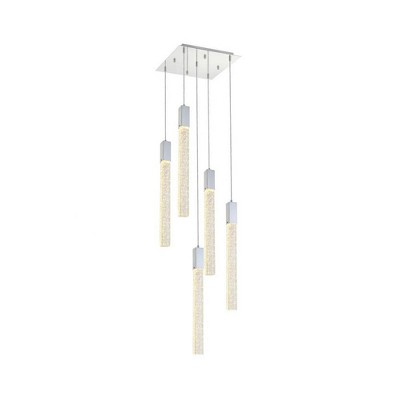 Elegant Lighting Weston 5 - Light Pendant in  Chrome