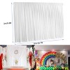 Artloge 2m/3m Extra Large White Silk Photography Backdrop Curtain Banquet Drapery for Wedding Stage Ceremony Party Event Home Window Decor - 2 of 4