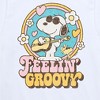 Boys' - Peanuts - Feelin Groovy Snoopy And Woodstock Short Sleeve Graphic T-Shirt - 2 of 4