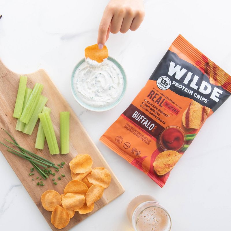 Wilde Brand Protein Chips - Buffalo - 4ct, 3 of 10