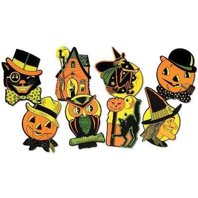 Beistle 8 1/2" - 9 1/4" Halloween Cutouts; 32/Pack 01009