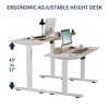 KWPZQEB Height Adjustable Electric Standing Desk, Sit Stand up Desk, Home Office Desk Ergonomic Rising Computer Table - 4 of 4