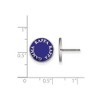 Black Bow Jewelry Sterling Silver Kappa Kappa Gamma Greek Life Stud Earrings - 2 of 3