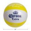 Northlight Corona Extra Inflatable Beach Ball - 20" - Yellow and White - 4 of 4