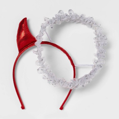 Adult Angel and Devil Headband Halloween Costume Headwear - Hyde & EEK! Boutique™