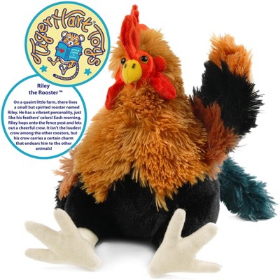 Riley The Rooster - Multicolor Plush Zoo Animal Toy