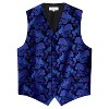 Gioberti Men's Formal 4pc Metallic Paisley Vest Necktie Bowtie and Pocket Square - 2 of 4
