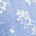 plum blue floral print