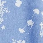 plum blue floral print