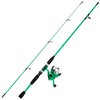 Leisure Sports Kids' Fishing Combo With 65" Rod, Size 20 Spinning Reel, and Monofilament Line - Emerald Green Metallic Finish - 2 of 4