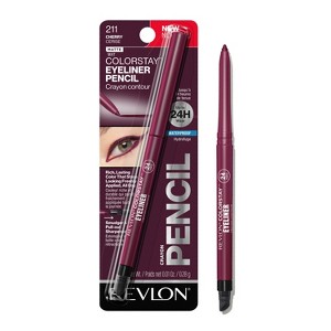 Revlon ColorStay Pencil Waterproof Eyeliner - Built-In Sharpener - 0.01oz - 1 of 4