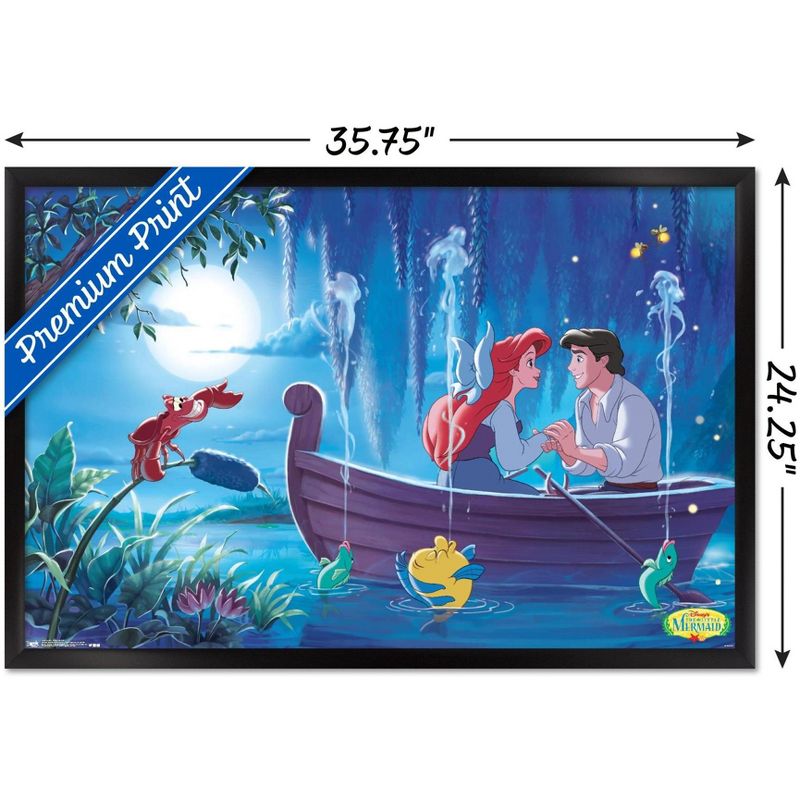 Trends International Disney The Little Mermaid - Ariel - Kiss The Girl Framed Wall Poster Prints, 3 of 7