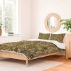 Deny Designs 3pc Full/Queen Schatzi Brown Jaipur Olive Green Duvet and Sham Set - 2 of 4
