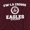 Men's University of Wisconsin La Crosse Official Circle Logo T-Shirt Maroon - 2 of 4