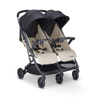joovy Kooper X2 Lightweight Compact Double Stroller With Trays