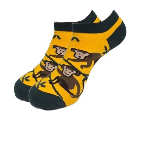 Monkey Ankle Socks from Sock Panda (Women's Sizes, Adult Medium) - 1 of 3