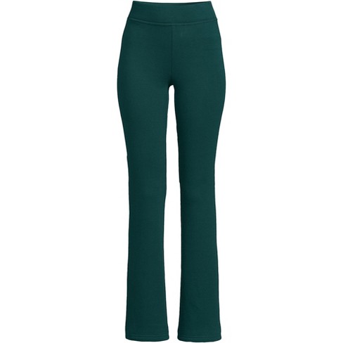 Lands' End Women's High Rise Serious Sweats Pocket Bootcut Pants - Small -  Deep Balsam : Target