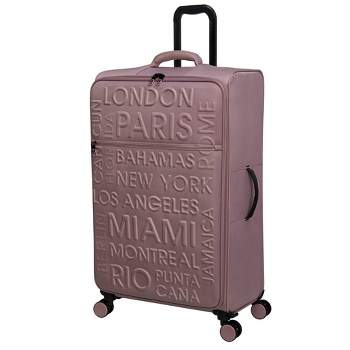 it luggage Citywide Softside Large Checked Spinner Suitcase