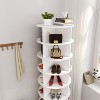 NicBex 360 Rotating Shoe Cabinet 6-Tier Organizer Spinning Shoe Rack Holds Up to 24 Pairs of Shoes for Entryway,Hallway - 4 of 4