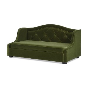 Jennifer Taylor Robin 35" Tufted Wingback Pet Sofa Bed, Medium - 1 of 4